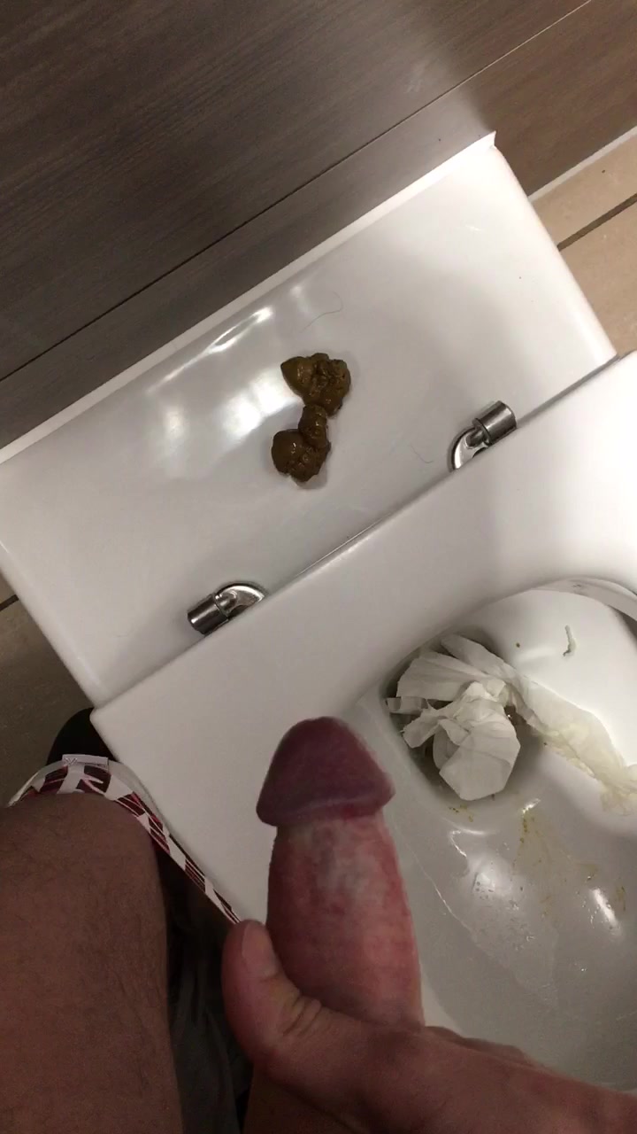 Cum on poop