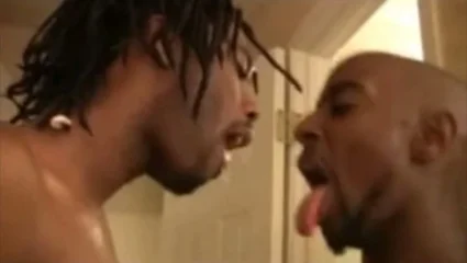 426px x 240px - Black friends fucking (spit and cum kissing) - ThisVid.com