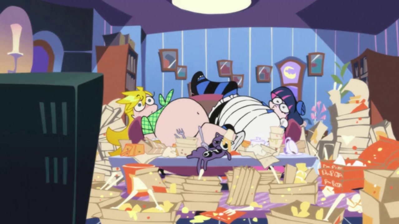 Panty and Stocking Bellystuffing Edit - ThisVid.com