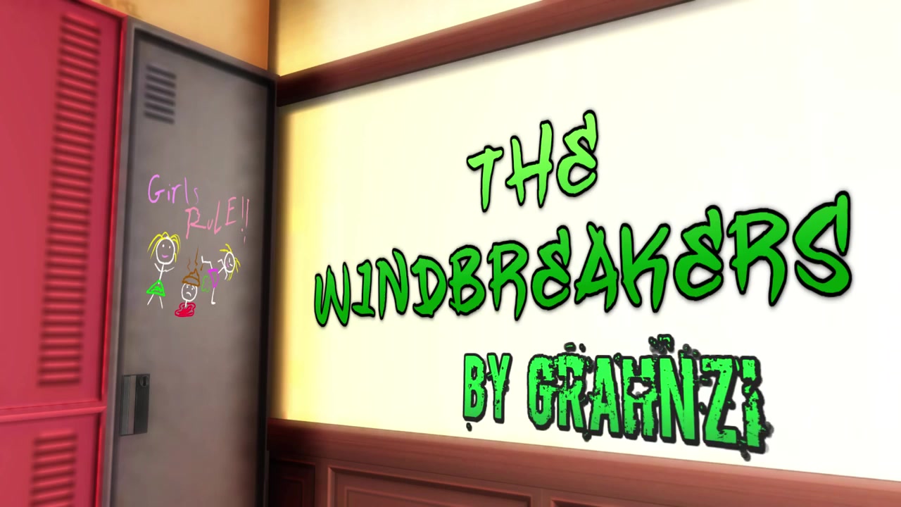 Girls farting animation windbreakers grahnzi compilation