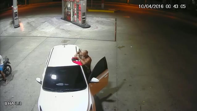 Naked On Security Cam - Caught on Security Camera! Black Guy @ the Gas Station! - gay porn at  ThisVid tube