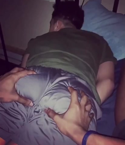 Sleeping Bubble butt roommate gets ass played with (PART 1) - ThisVid.com