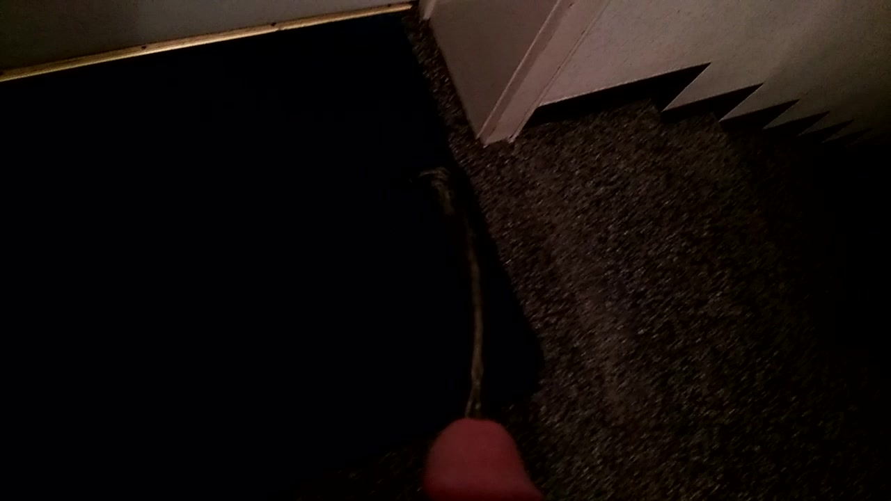 Pissing the door mat once again