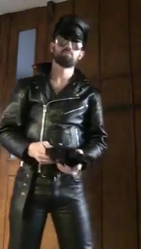 Leather Gloves And Smoking - Men smoke leather gloves - ThisVid.com