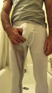 Pig piss and cum in long underwear ThisVid