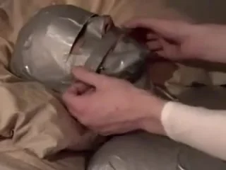 duct tape mummy bondage