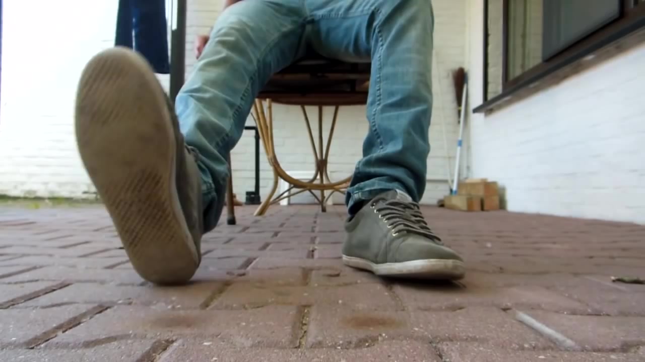 Grey Zara Shoes & dirty white socks - video 2