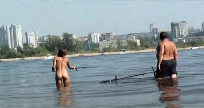 Cfnm Naked Fishing