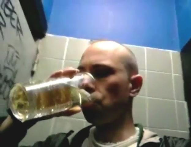 Pints Of Piss From Public Urinal - Part 1