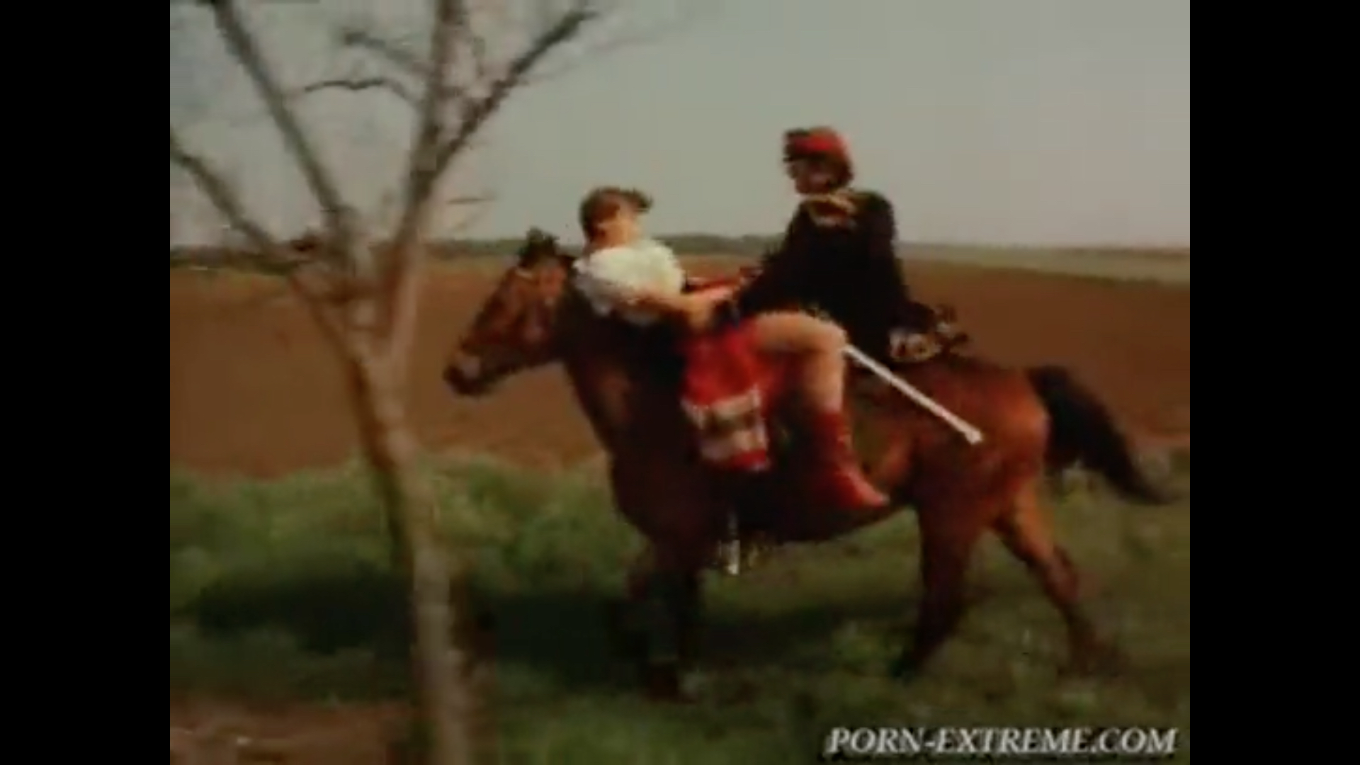 Sex on a running horse! - ThisVid.com