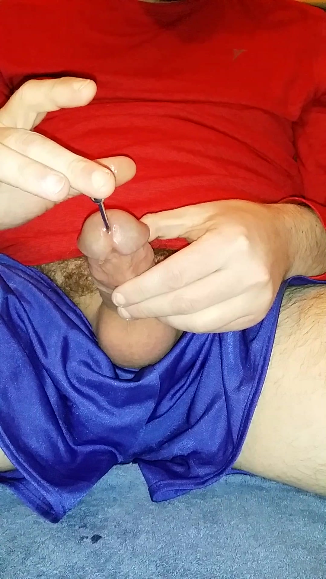 Cumming with Ribbed Sound In