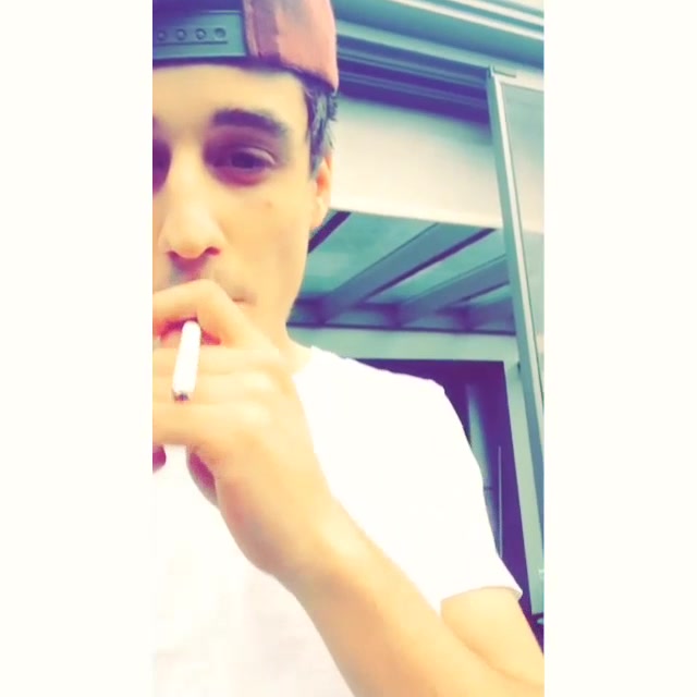 Hot Young Guy Smoking
