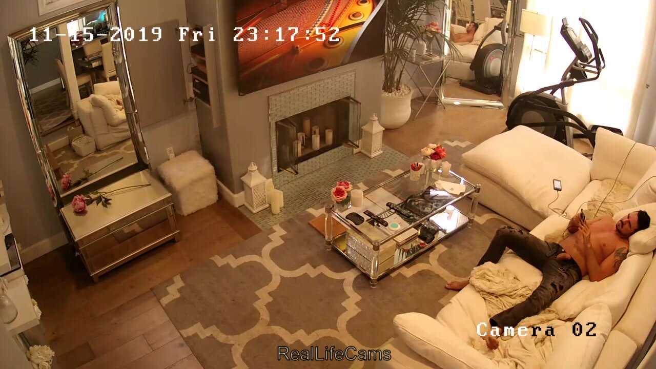IP Cam 16 Naked Guy Living Room picture