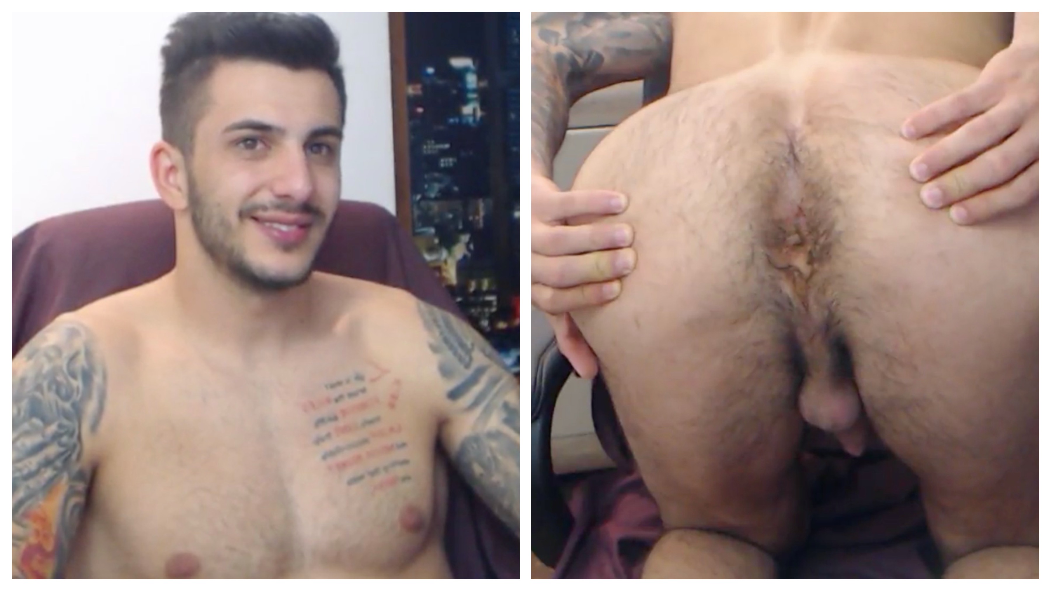 Str8 guy shows dirty hole on