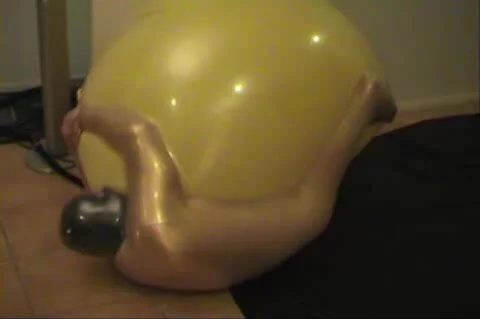 Latex Balloon Bondage Porn - Big balloon vacuum bondage - ThisVid.com