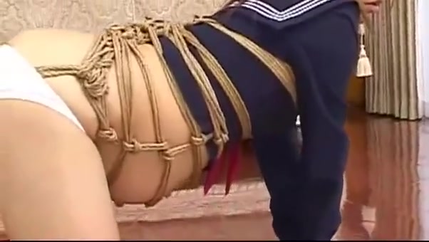 Schoolgirl empties her bowel after she's received an enema