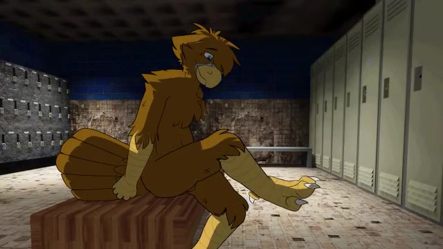 640px x 360px - Bloodhawk - Furry Bird Getting Cum Enema in The Locker Room - ThisVid.com