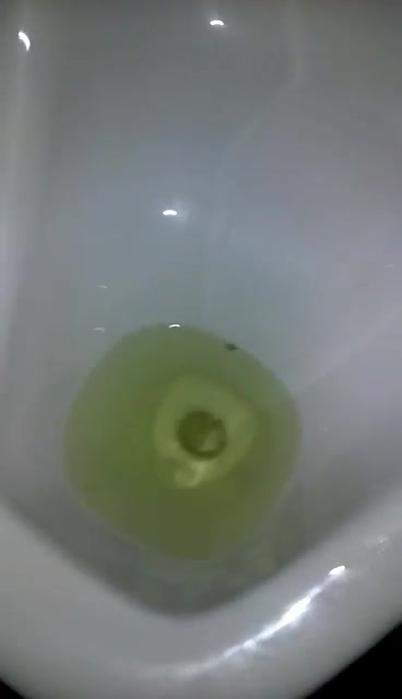 Stale piss from urinal