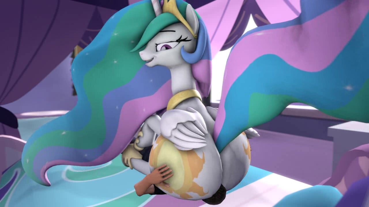 My Little Pony Giantess Princess Celestia Facesit - ThisVid.com
