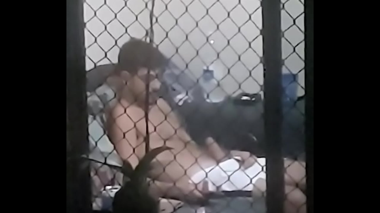 Caught masturbating by neighbor