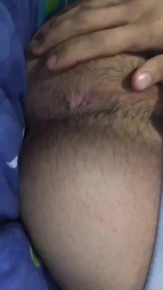 Hot guy shows hairy hole