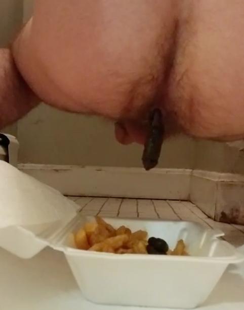 Shit onto fries