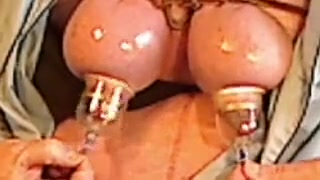 Painful self torture of her bound tits - BDSM porn at ThisVid tube