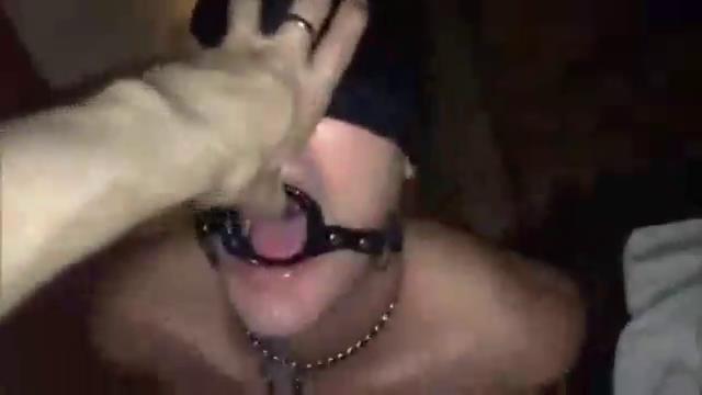 640px x 360px - Throat fuck slave with open mouth gag - ThisVid.com