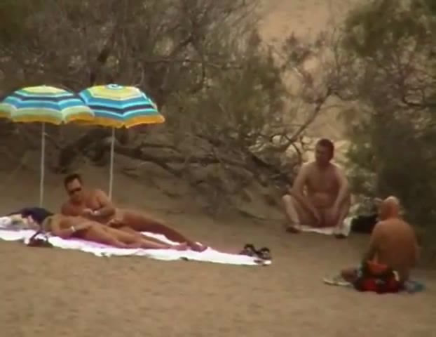 Swingers fool around on warm beach day - nudism porn at ThisVid tube