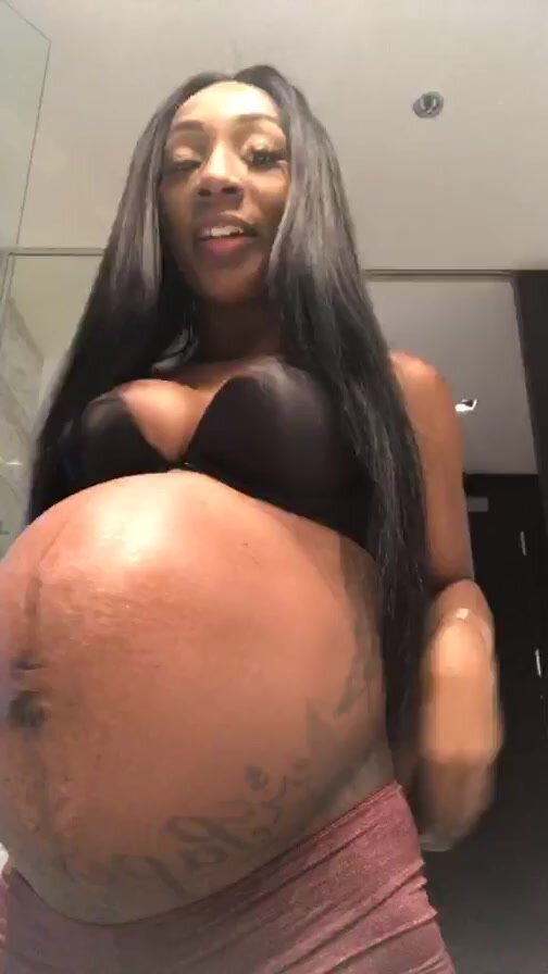 Ebony Pregnant Porn - EBONY MONSTER PREGNANT BELLY - ThisVid.com