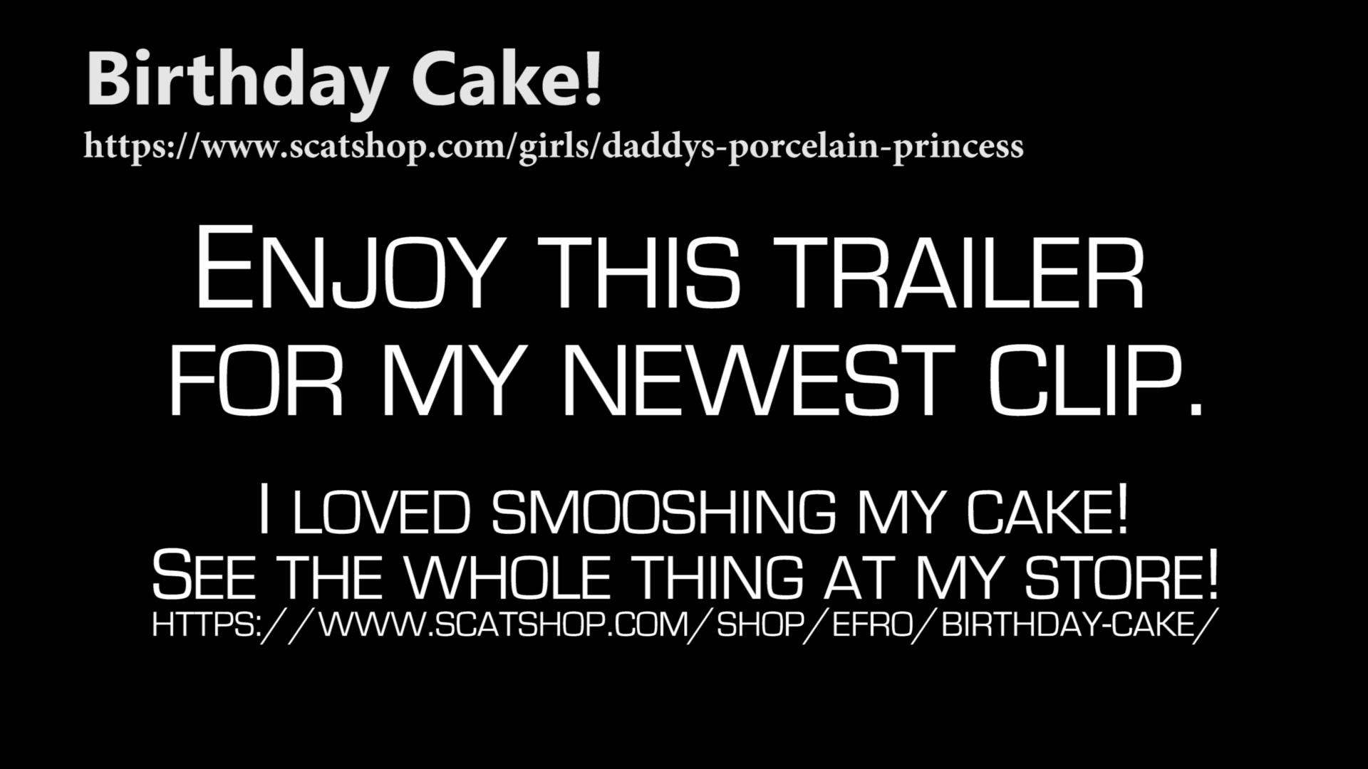 Birthday Cake Trailer
