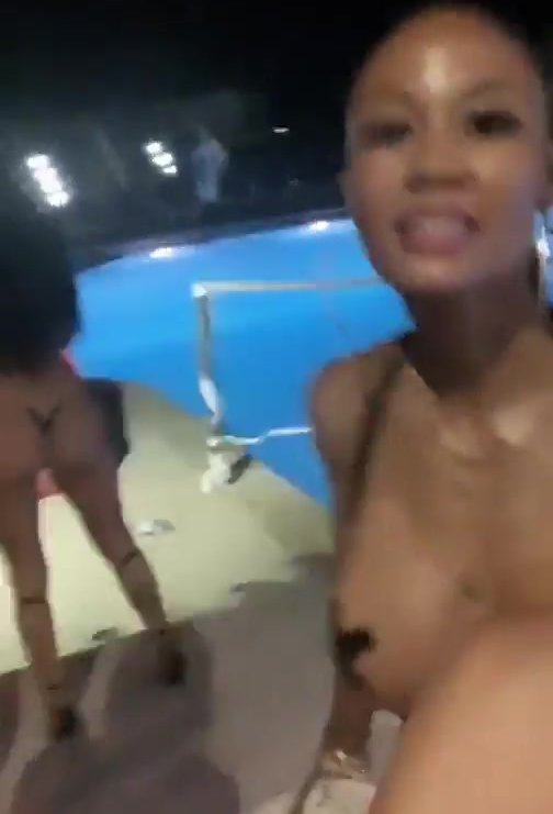 Real porn party, pool outdoor - ThisVid.com