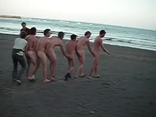 Doing the Naked Elephant Walk on the Beach - ThisVid.com