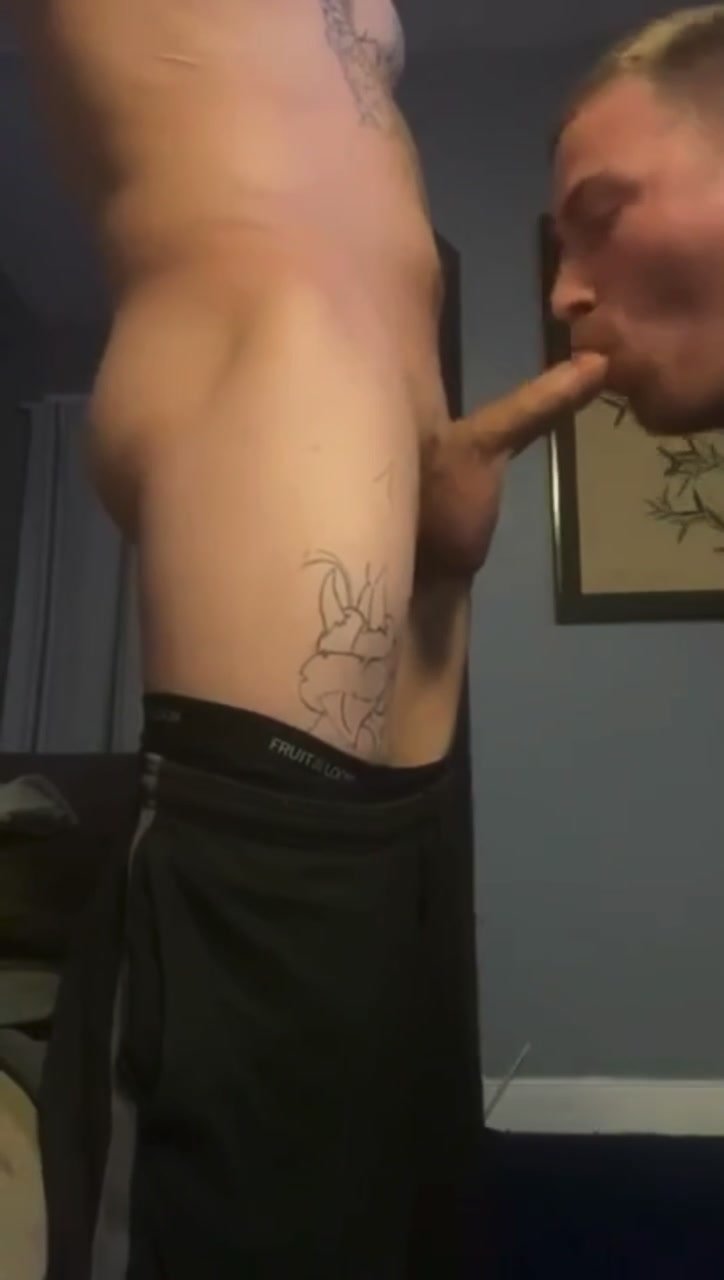 Verbal straight guy gets sucked and swallowed photo