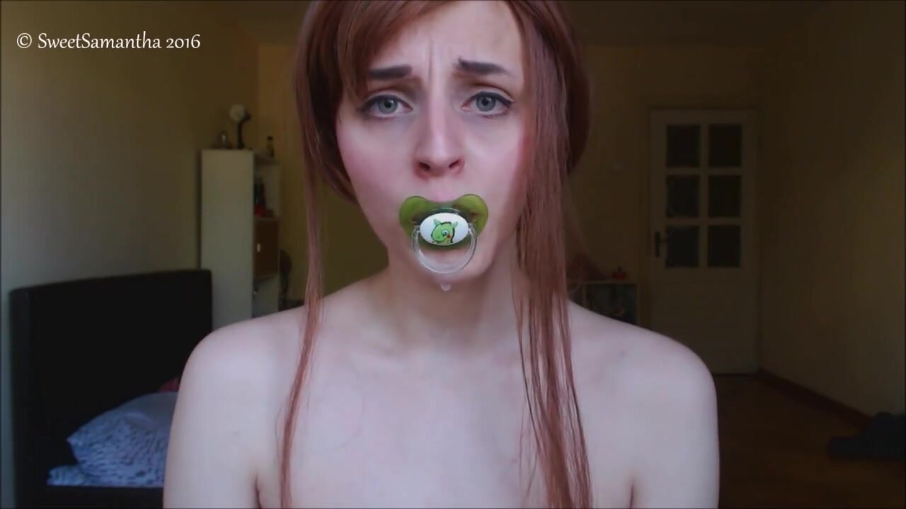 Pacifier Girl Anal - Sucking on baby pacifier - ThisVid.com