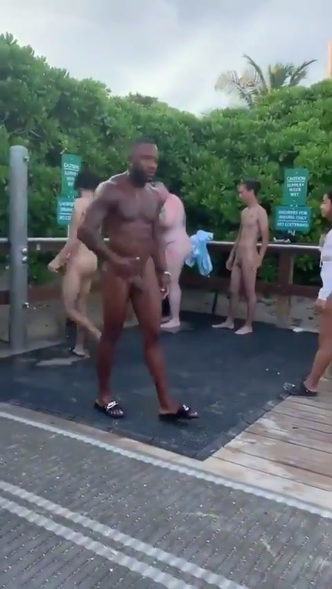 public beach shower 2