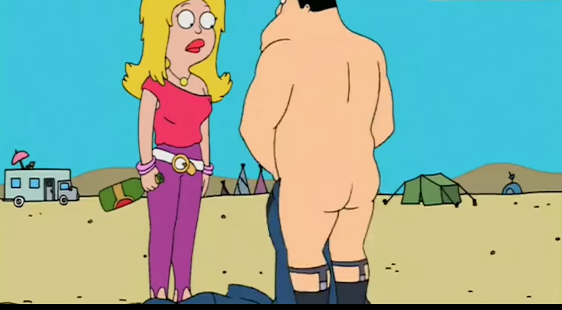 Cartoon butt naked