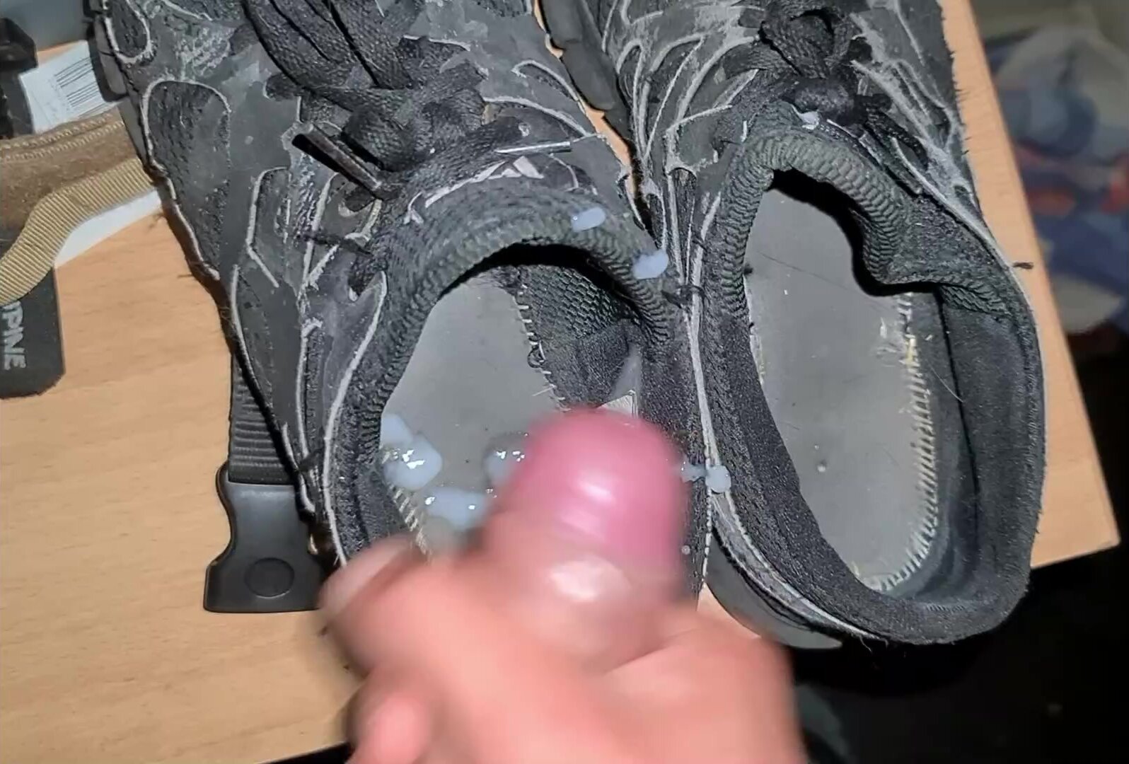 Cum.in shoes