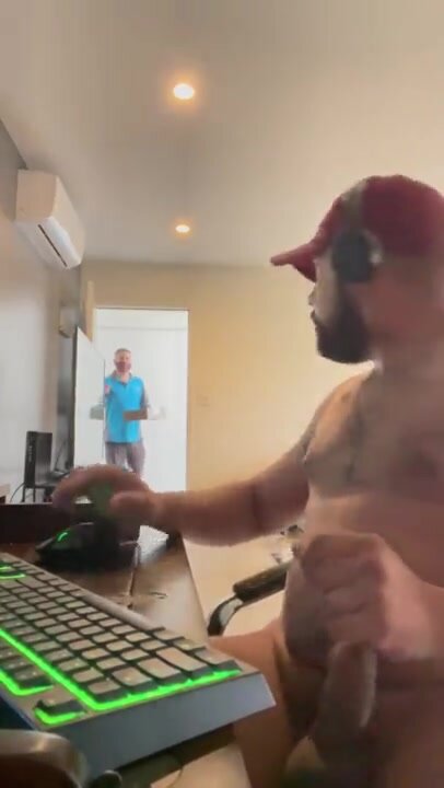 Caught Jerking Off By The Delivery Guy Thisvid