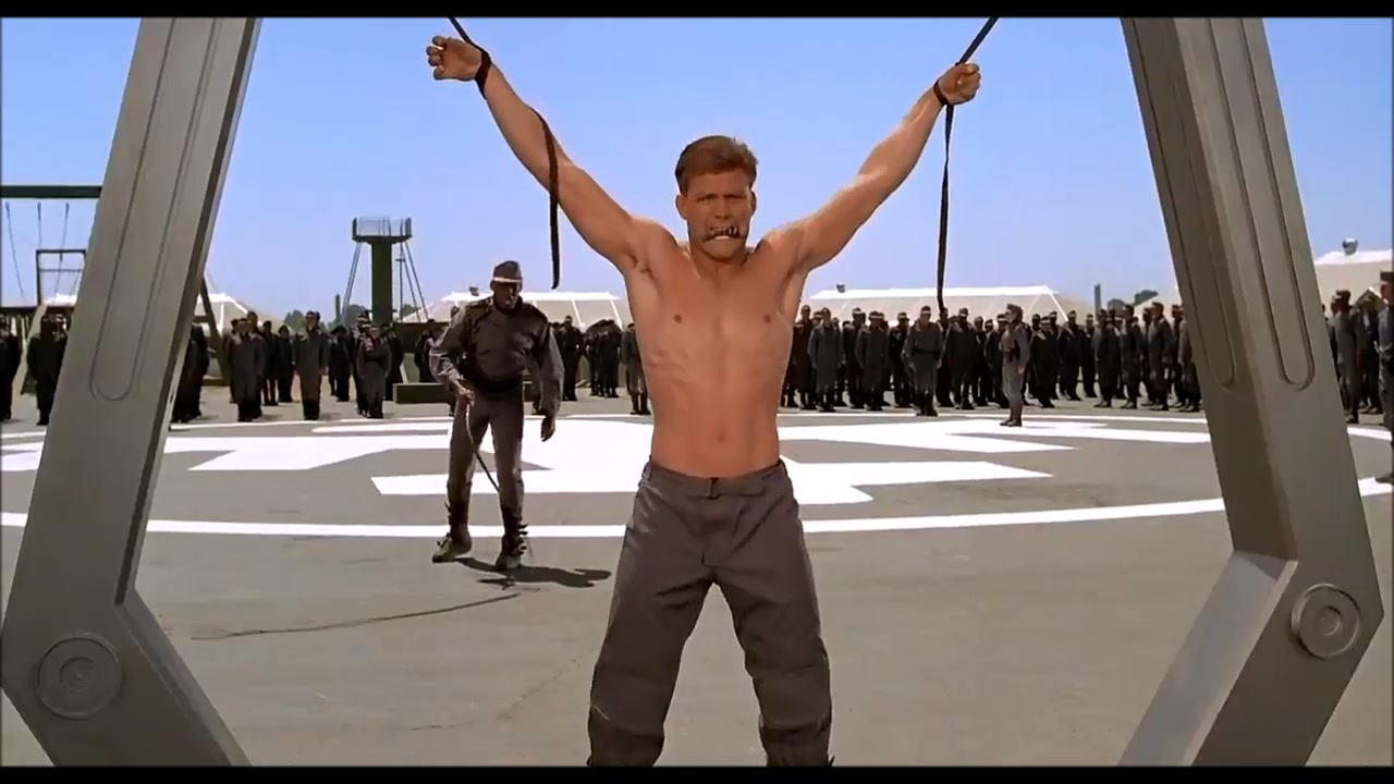 Whipping scene from Starship Troopers - ThisVid.com