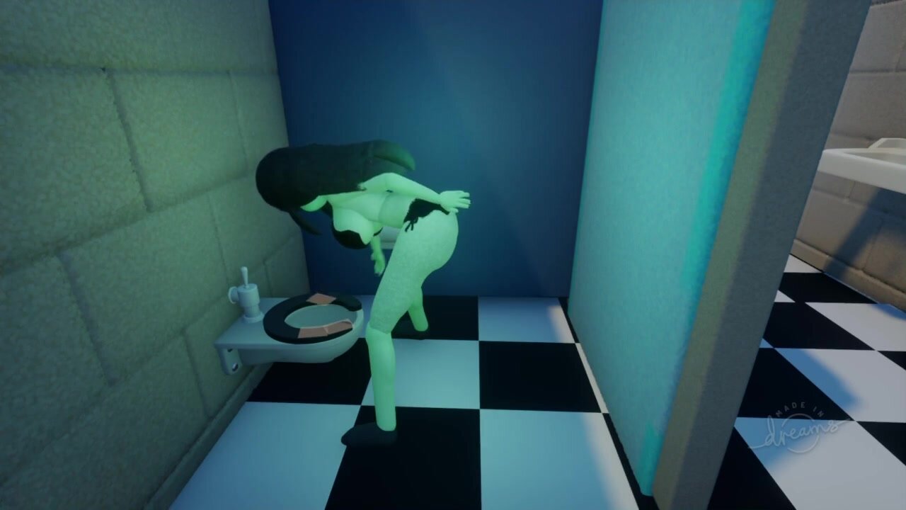 Green Anime Girl Clogs Toilet And Urinal - ThisVid.com