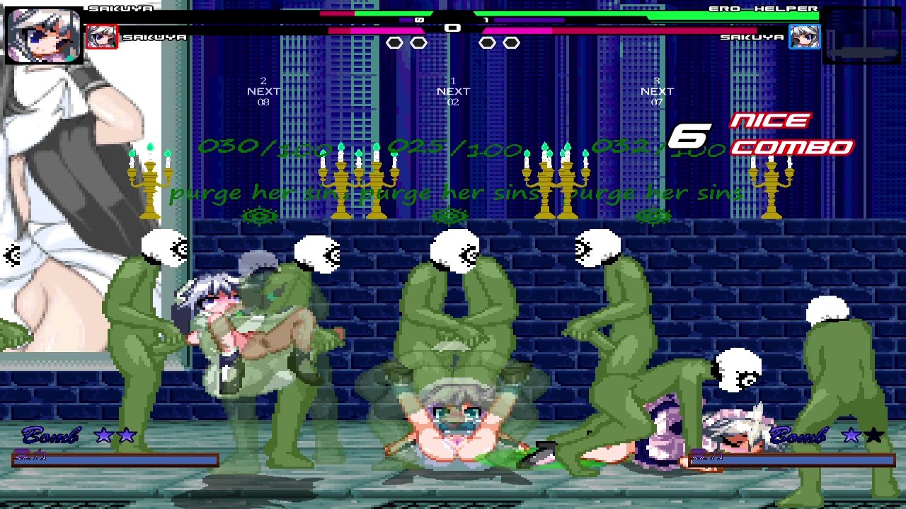 Mugen three different sakuya vs ero helper (green.ver) - ThisVid.com En  español