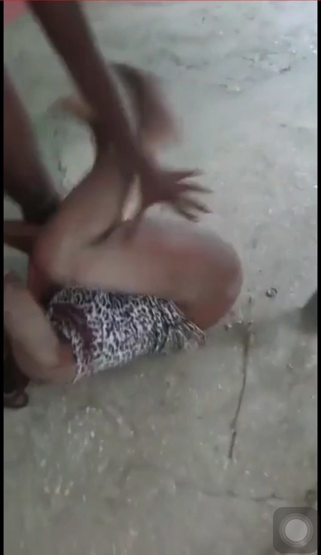 Jamaican ebony beaten naked (pussy)