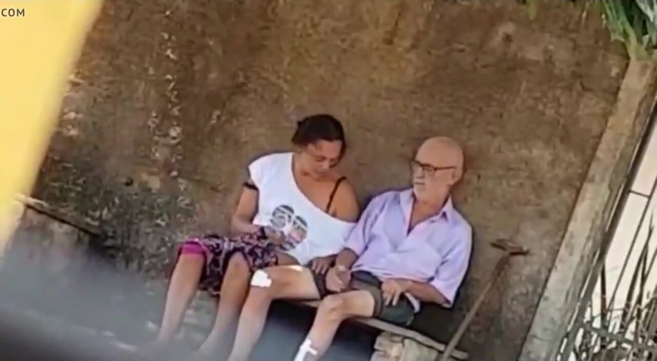 Old man fucking in public 720p image