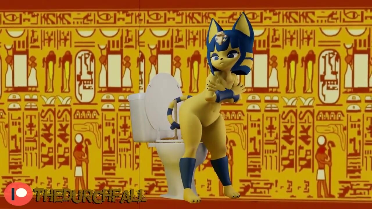 Animal Crossing Scat Porn - Ankha Zone (But with scat) - ThisVid.com