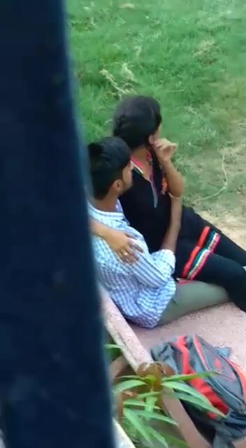 Indian couple fuck in park picture