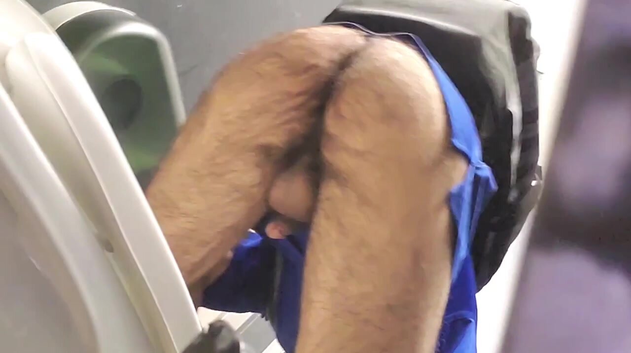 Hairy ass in the toilet pic