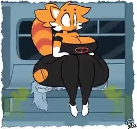 Cat girl sits on a person on train then farts - ThisVid.com