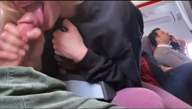 Shameless Airplane BJ Compilation - ThisVid.com