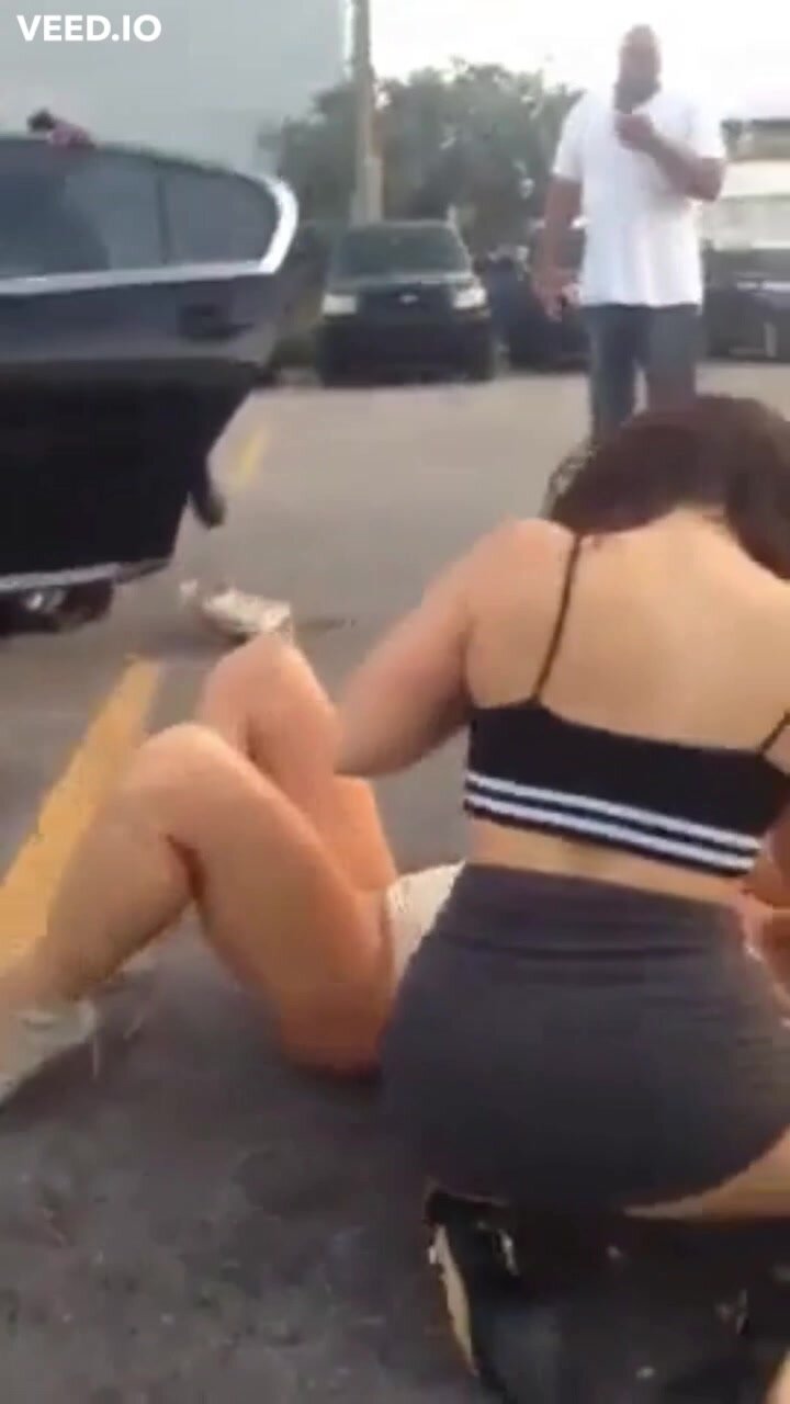 Rough Public Catfight With Breasts, Pussy and Ass image